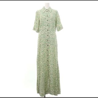 ガニー Printed Crepe Maxi Dress ワンピース ロング(ロングワンピース/マキシワンピース)