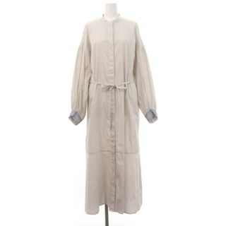 ヌキテパ 23AW Poplin Stripe Dress シャツワンピース(ロングワンピース/マキシワンピース)