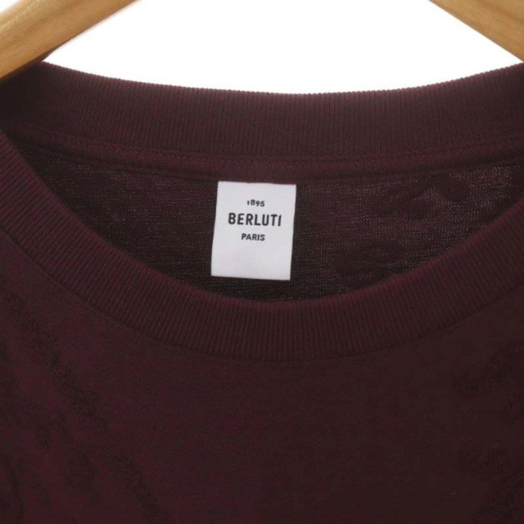 ベルルッティ Berluti カリグラフィ半袖Tシャツ カットソー S ボルドー ベルルッティ Berluti カリグラフィ半袖Tシャツ カットソー S ボルドー