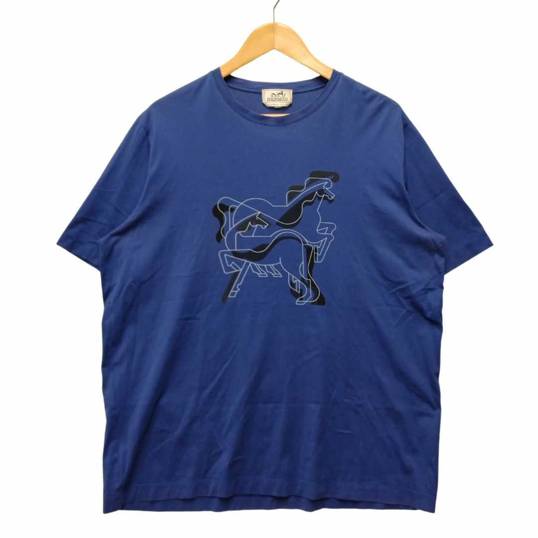 Hermes - HERMES エルメス 半袖Tシャツ パープル サイズXXL 海外正規 Hermes - HERMES エルメス 半袖Tシャツ パープル サイズXXL 海外正規