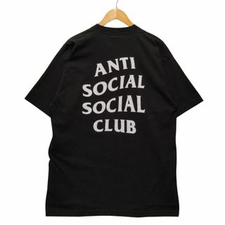 ANTI SOCIAL SOCIAL CLUB ロゴ 半袖Ｔシャツ ブラック サイズXL 正規品 / B5381(Tシャツ/カットソー(半袖/袖なし))