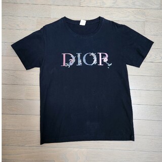 クリスチャンディオール(Christian Dior)のフラワープリントTシャツ(Tシャツ(半袖/袖なし))