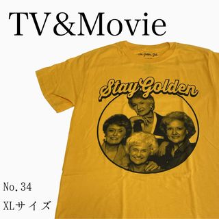 ティービーアンドムービー(TV&MOVIE)の【新品】ゴールデンガールズ　Goldengirls　メンズXL Tシャツ　(Tシャツ/カットソー(半袖/袖なし))