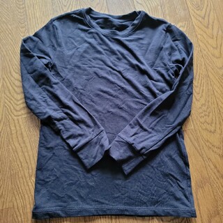 ユニクロ(UNIQLO)の140ヒートテック黒(Tシャツ/カットソー)