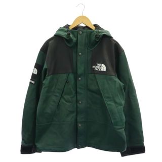 シュプリーム(Supreme)のシュプリーム ノースフェイス 18AW レザー ジャケット NP618071(マウンテンパーカー)