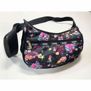 レスポートサック(LeSportsac)の【美品】LeSportsac レスポートサック　ミニーズ　花柄のショルダーバッグ(ショルダーバッグ)