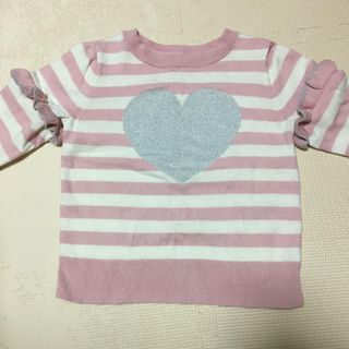 ベビーギャップ(babyGAP)のbabygap☆新品☆100☆キラキラハートニット(ニット)