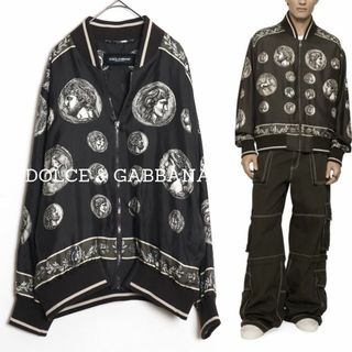 ドルチェアンドガッバーナ(DOLCE&GABBANA)のDOLCE&GABBANA 23SS 国内正規品 シルクブルゾン 44(ブルゾン)