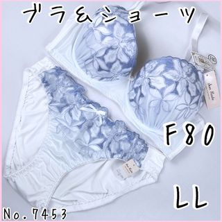 ブラジャーショーツセットF80   No.7453(ブラ&ショーツセット)