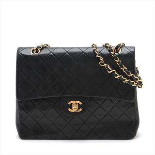 シャネル(CHANEL)のシャネル  ラムスキン  ブラック レディース ショルダーバッグ(ショルダーバッグ)