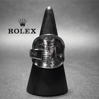 ロレックス(ROLEX)のRolex ロレックスシルバーリング　ヴィンテージリング(リング(指輪))