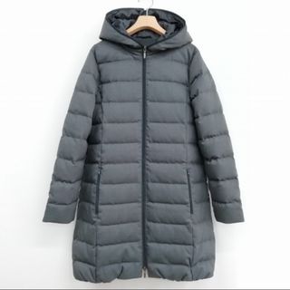 エディーバウアー(Eddie Bauer)のEB650 2019 フーデット ダウン コート ジャケット 美品 PM グレー(ダウンコート)