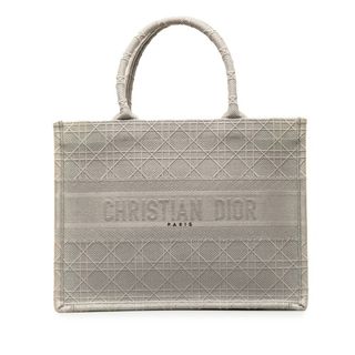 ディオール(Dior)のディオール カナージュ ブックトート ミディアム ハンドバッグ トートバッグ キャンバス レディース Dior 【1-0149398】(トートバッグ)