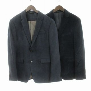 ザラ(ZARA)のザラ ジャケット 2枚セット スエード調 コーデュロイ 紺 EUR 54(テーラードジャケット)