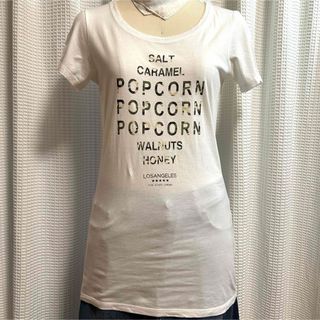 ★Mansart マンサール ★カモフラロゴプリントTシャツ★オフ白★迷彩