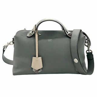 フェンディ(FENDI)のフェンディ FENDI ショルダーバッグ バイザウェイ ミディアム レザー グレー レディース 8BL124-5QJ 送料無料【中古】 z1108(ショルダーバッグ)