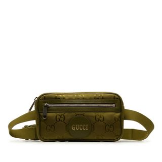 グッチ(Gucci)の美品 グッチ GGナイロン オフザグリッド ベルトバッグ ウエストバッグ ボディバッグ 631341 ナイロン レディース GUCCI 【1-0149761】(ボディバッグ/ウエストポーチ)