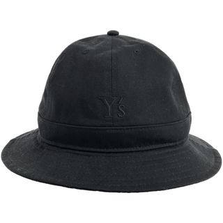 Y's×NEWERA ワイズ×ニューエラ 21SS ロゴ刺繍バケットハット YL-H02-991 ブラック M L