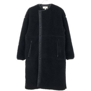 HYKE - HYKE ハイク 19AW FAUX SHEARLING COAT オーバーサイズ ボアロングコート 192-17175 ブラック 1