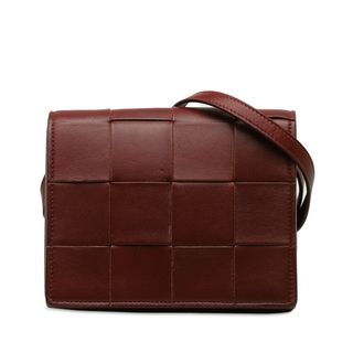 Bottega Veneta - 美品 ボッテガヴェネタ マキシイントレチャート カセット VBOX1 斜め掛け ショルダーバッグ 574051 レザー レディース BOTTEGAVENETA 【1-0150267】