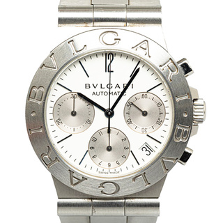 ブルガリ(BVLGARI)のブルガリ ディアゴノ スポーツ 腕時計 CH35SAUTO クオーツ ホワイト文字盤 ステンレススチール メンズ BVLGARI 【214-51052】(腕時計(アナログ))