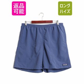 パタゴニア(patagonia)の19年製 パタゴニア バギーズ ロング ショーツ メンズ L / Patagonia アウトドア ナイロン ショートパンツ 短パン 海パン 水陸両用 ネイビー(ショートパンツ)