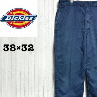 ディッキーズ(Dickies)のディッキーズ　チノパン　テーパード　ワーク　ゆるだぼ　ネイビー　38/32(チノパン)