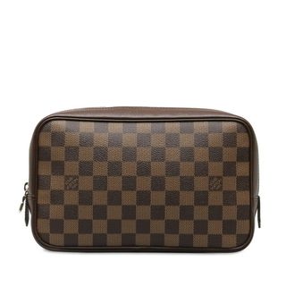 ルイヴィトン(LOUIS VUITTON)のルイ ヴィトン ダミエ トゥルーストワレット25 ポーチ N47623 PVC レディース LOUIS VUITTON 【1-0151194】(ポーチ)