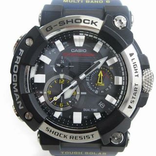 ジーショック(G-SHOCK)のカシオジーショック MASTER OF G FROGMAN 腕時計 紺 ■SM3(腕時計(アナログ))