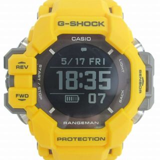 ジーショック(G-SHOCK)のカシオジーショック レンジマン 腕時計デジタル 充電式 黄色 ウォッチ ■SM3(腕時計(デジタル))