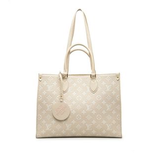 ルイヴィトン(LOUIS VUITTON)の美品 ルイ ヴィトン モノグラム オンザゴーMM トートバッグ ショルダーバッグ M46128 レザー レディース LOUIS VUITTON 【1-0151214】(トートバッグ)