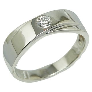 美品 Pt950 プラチナ リング 指輪 #56 ダイヤ 0.18ct 【1-0151727】(リング(指輪))