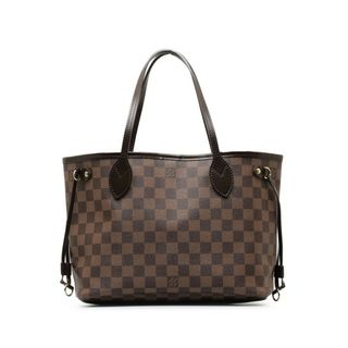 ルイヴィトン(LOUIS VUITTON)の美品 ルイ ヴィトン ダミエ ネヴァーフルPM ハンドバッグ トートバッグ N51109 PVC レディース LOUIS VUITTON 【1-0151736】(トートバッグ)