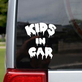 KIDS IN CAR カッティングステッカー　キッズインカー　車　子供　グッズ(その他)