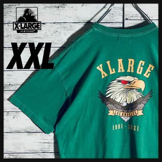 エクストララージ(XLARGE)の【超レア】エクストララージ☆バックロゴ　Tシャツ　イーグル　鷲　入手困難(Tシャツ/カットソー(半袖/袖なし))