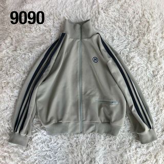 9090トラックジャケット　アイボリーLジャージ古着ナインティーナインティー(ジャージ)