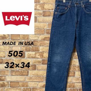 リーバイス(Levi's)のリーバイス　505　0216 USA製　裏549ヴィンテージ　デニム　32/34(デニム/ジーンズ)