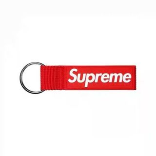 Supreme Webbing Keychain  -レッド(ボクサーパンツ)