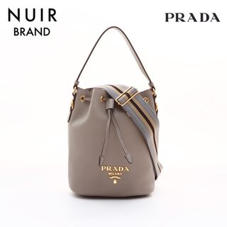 プラダ(PRADA)のプラダ PRADA レザー巾着2way ショルダーバッグ(ショルダーバッグ)