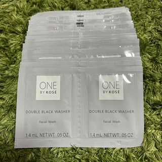 ワンバイコーセー(ONE BY KOSE（KOSE）)のワンバイコーセー　 ダブルブラックウォッシャー　洗顔料　サンプル(洗顔料)