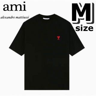 アミ(ami)のAmiparis　アミパリス　Tシャツ　Mサイズ　男女兼用　黒　ブラック(Tシャツ(半袖/袖なし))