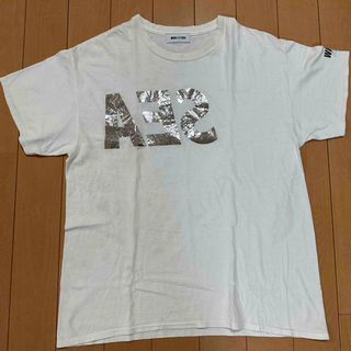ウィンダンシー(WIND AND SEA)のWIND AND SEA 即完売 シルバー×ホワイトTシャツ Sサイズ(Tシャツ/カットソー(半袖/袖なし))