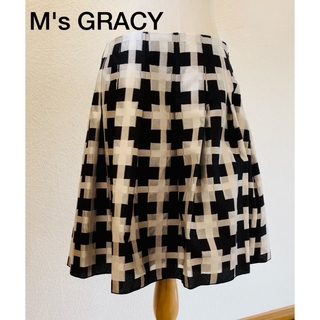 エムズグレイシー(M'S GRACY)のM's GRACY スカート　36(ひざ丈スカート)