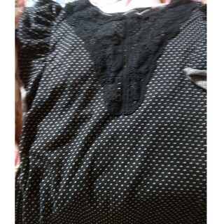 黒水玉ｔシャツ(Tシャツ(半袖/袖なし))