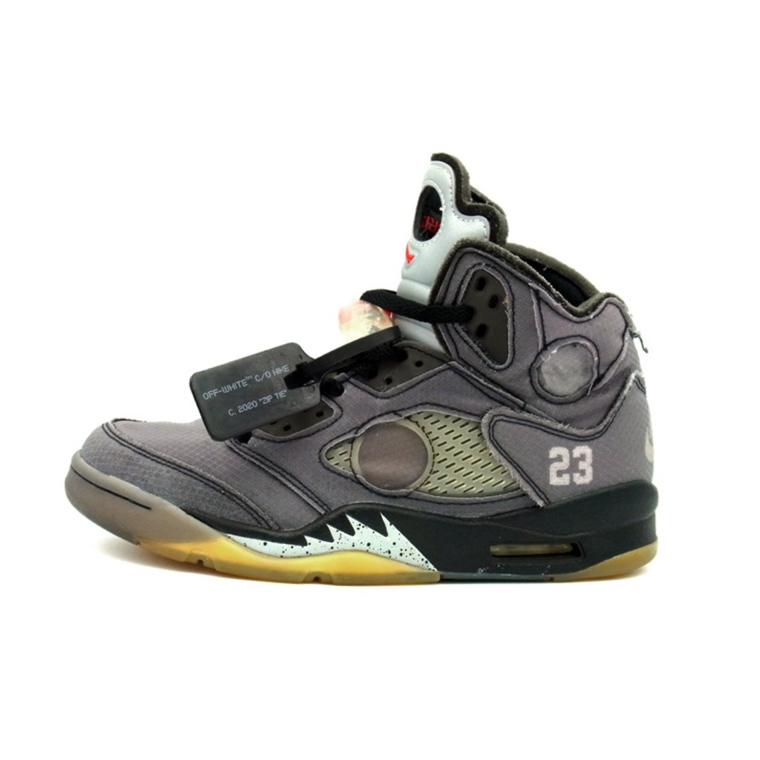 NIKE - ナイキ NIKE × オフホワイト OFF-WHITE □ 【 AIR JORDAN 5 NIKE - ナイキ NIKE × オフホワイト OFF-WHITE □ 【 AIR JORDAN 5
