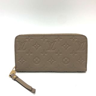 ルイヴィトン(LOUIS VUITTON)のルイヴィトン LOUIS VUITTON ジッピー・ウォレット M69034 財布 長財布 モノグラムアンプラントレザー トゥルトレール ベージュ 新品(財布)