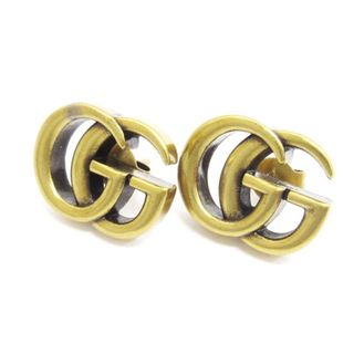 Gucci - グッチ GUCCI GGマーモント ピアス 両耳 イタリア製 ゴールドカラー