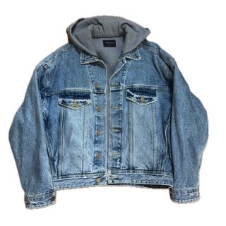 フィアオブゴッド(FEAR OF GOD)のデニム フーディ トラッカー ジャケット S(Gジャン/デニムジャケット)