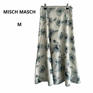 ミッシュマッシュ(MISCH MASCH)の美品 MISCH MASCH ミッシュマッシュ ロングスカート M 花柄 腰ゴム(ロングスカート)