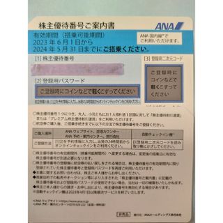 ANA(全日本空輸) - ANA 全日空 株主優待券 割引券 1枚※有効期限：2024年5月31日